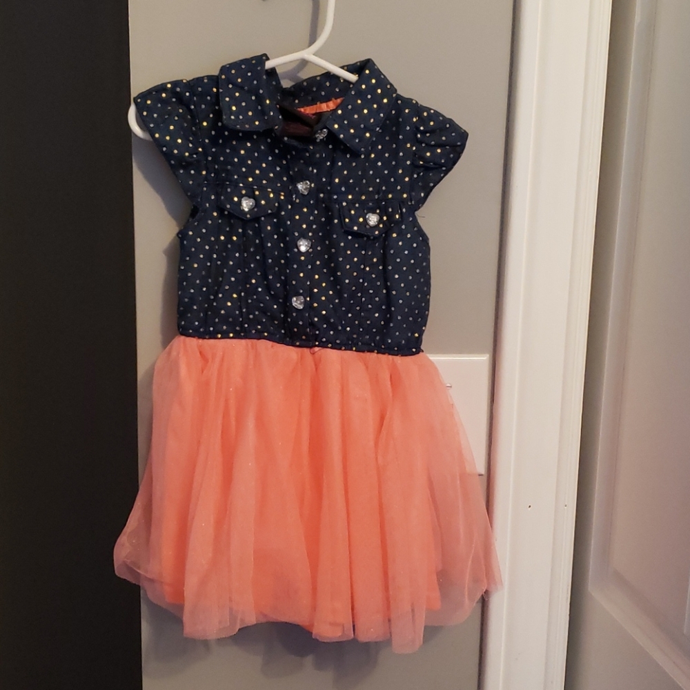Denim and sparkle dress